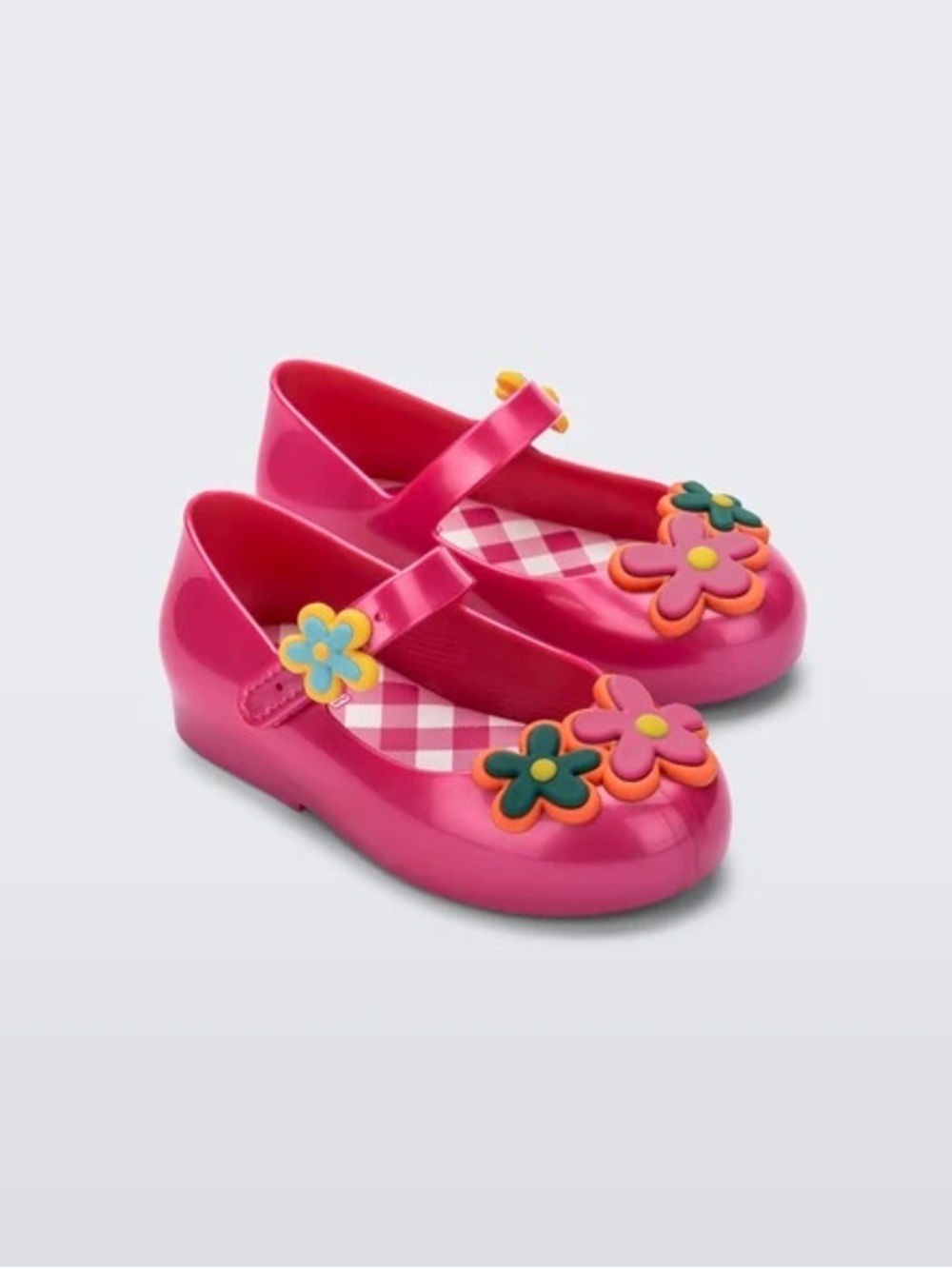 Mini Melissa 🌼 Sweet Love Picnic Flats Size 9 Toddler Girls